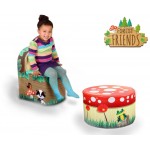 Masuta Ciupercuta moale Prietenii Padurii cu Soft Touch - Forest Friends